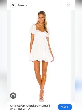 short sleeve mesha dress amanda uprichard Amanda Uprichard Mesha Short-Sleeve Mini Dress